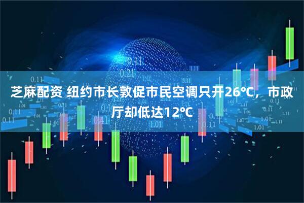 芝麻配资 纽约市长敦促市民空调只开26℃，市政厅却低达12℃