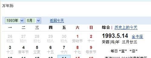 1993年3月23日的阳历,农历3月23日是阳历的多久是什么星座图1